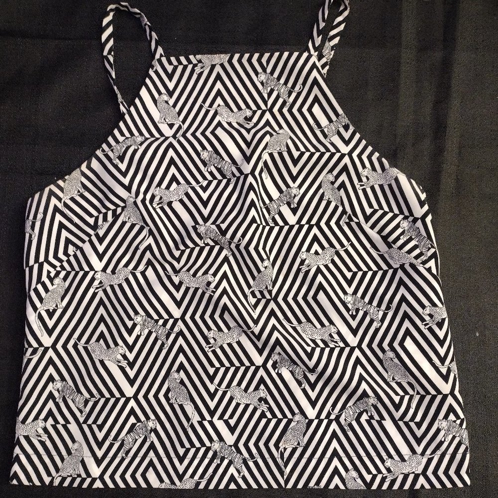 TopShop Animal Print Tank Size 4